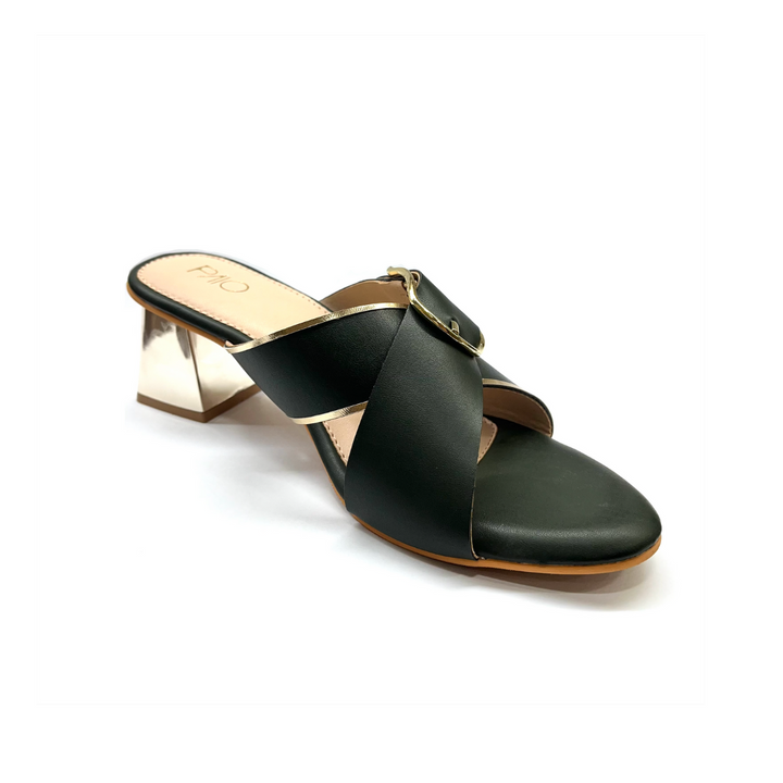 Olive Cross Heels