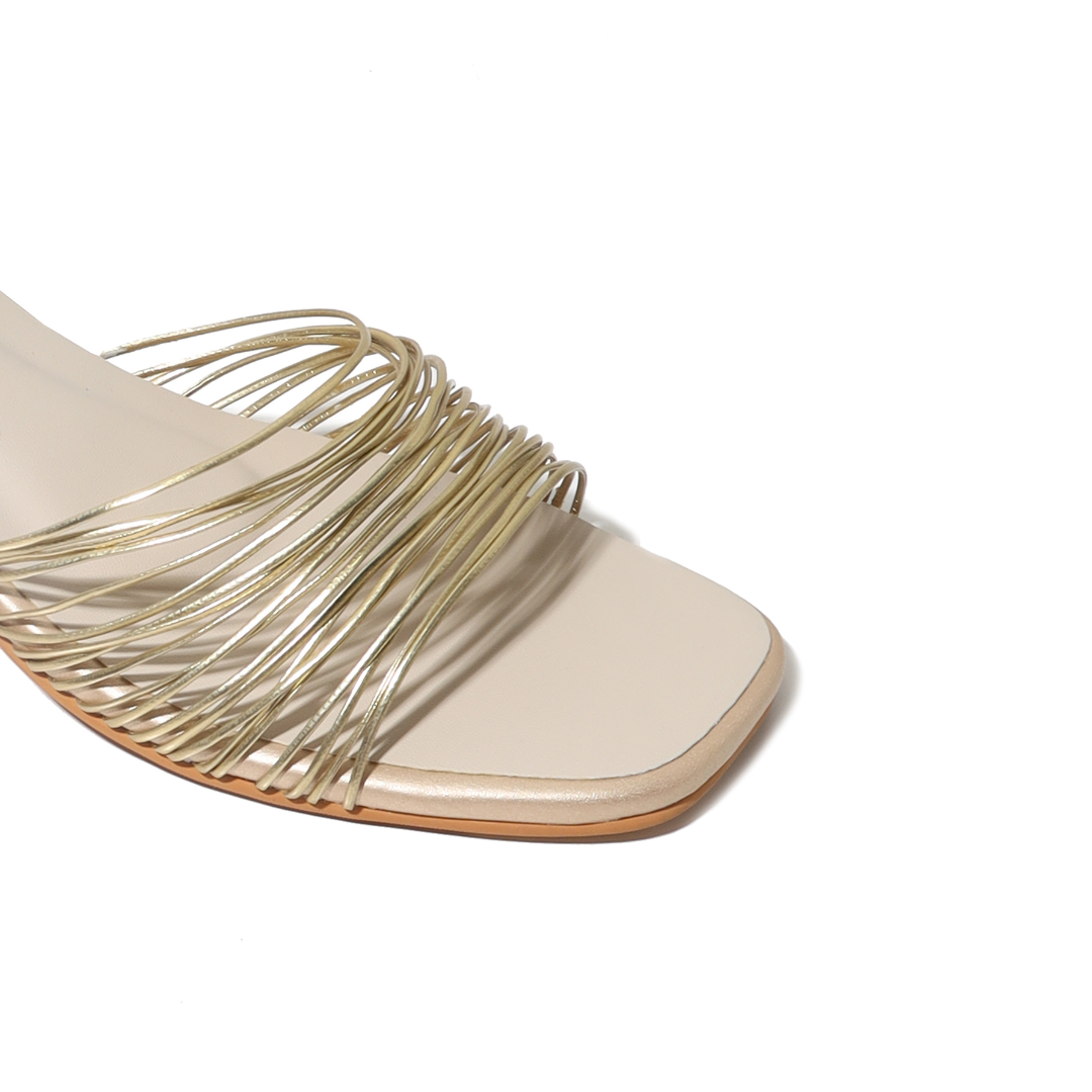 Leia Gold Heels