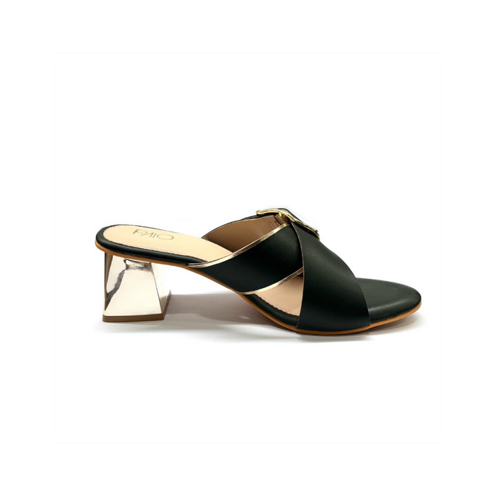 Olive Cross Heels