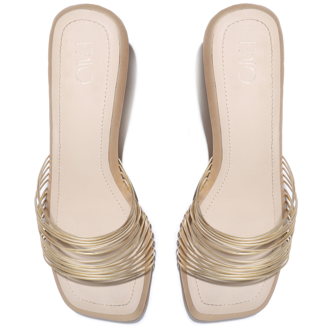 Leia Gold Heels