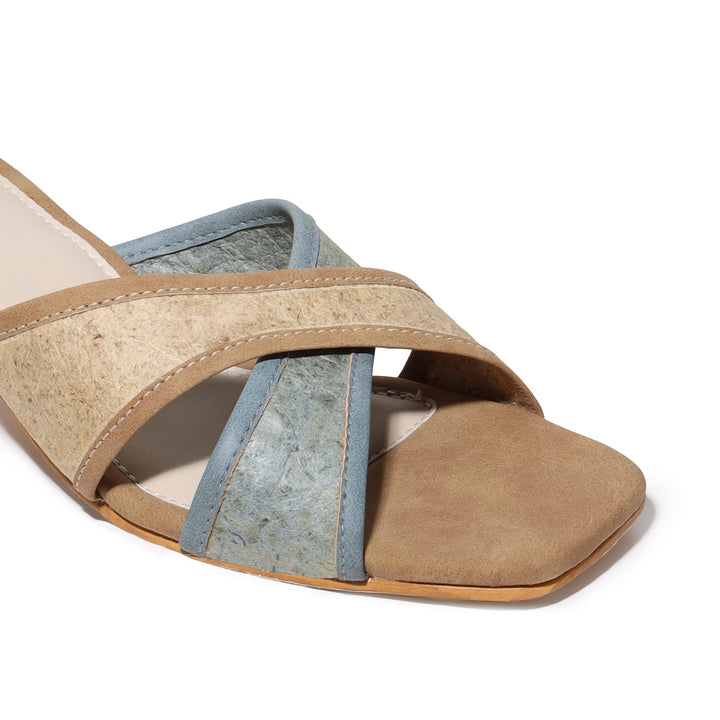 Akasa Crisscross Block Heels