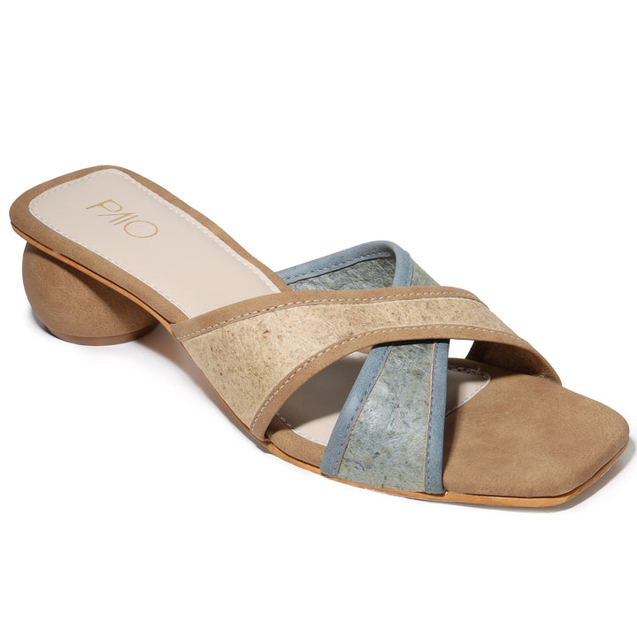 Akasa Crisscross Block Heels