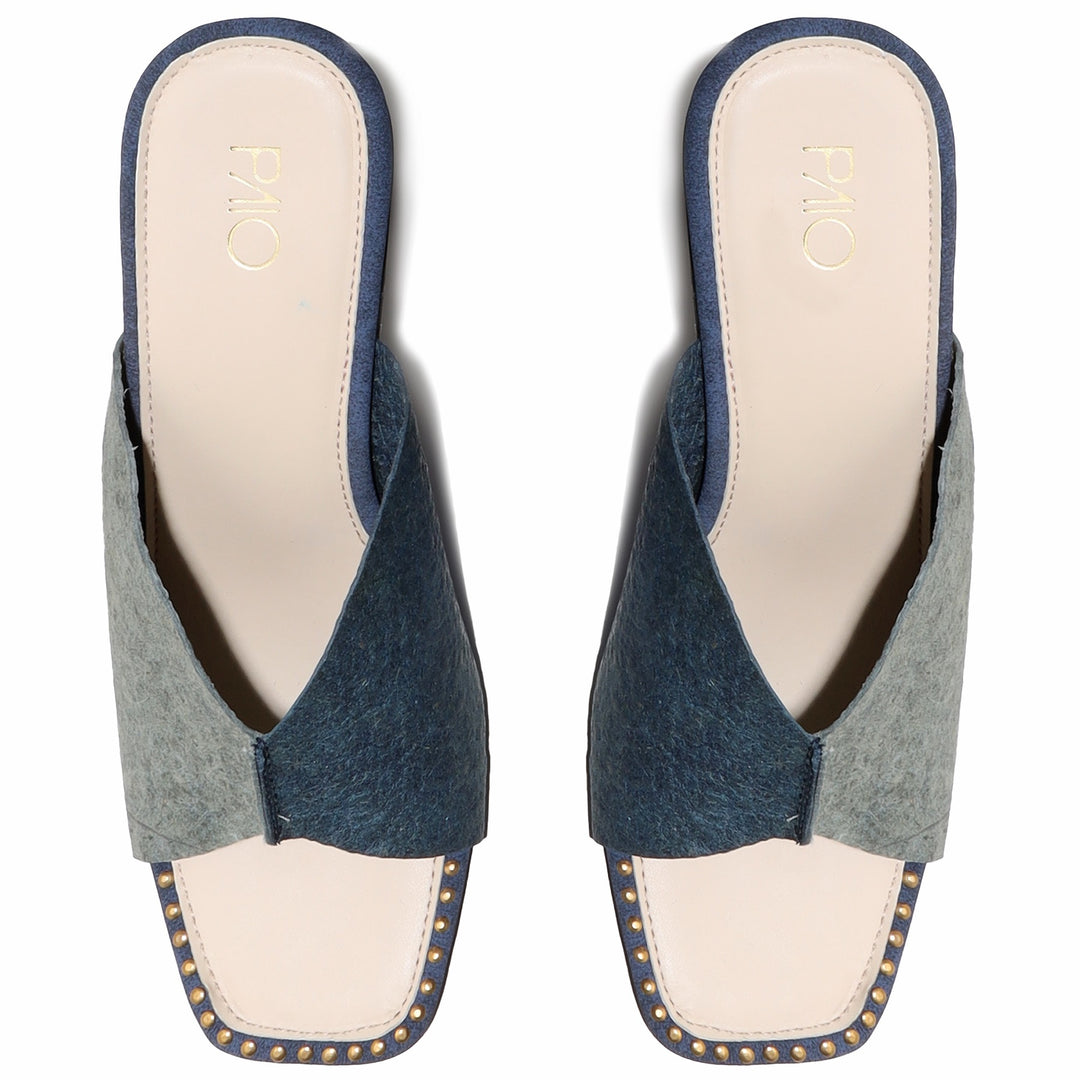 Douglas Navy Blue Heels