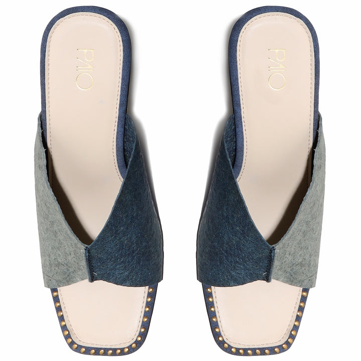 Douglas Navy Blue Heels