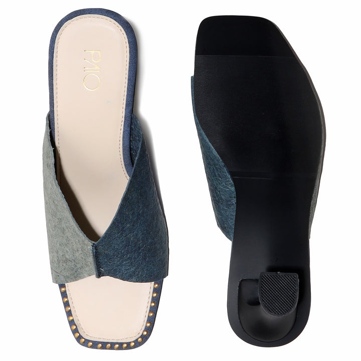 Douglas Navy Blue Heels