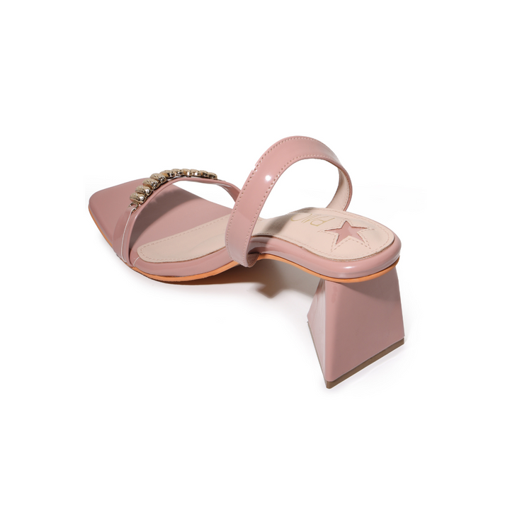 Bling Ring Triangle Heels