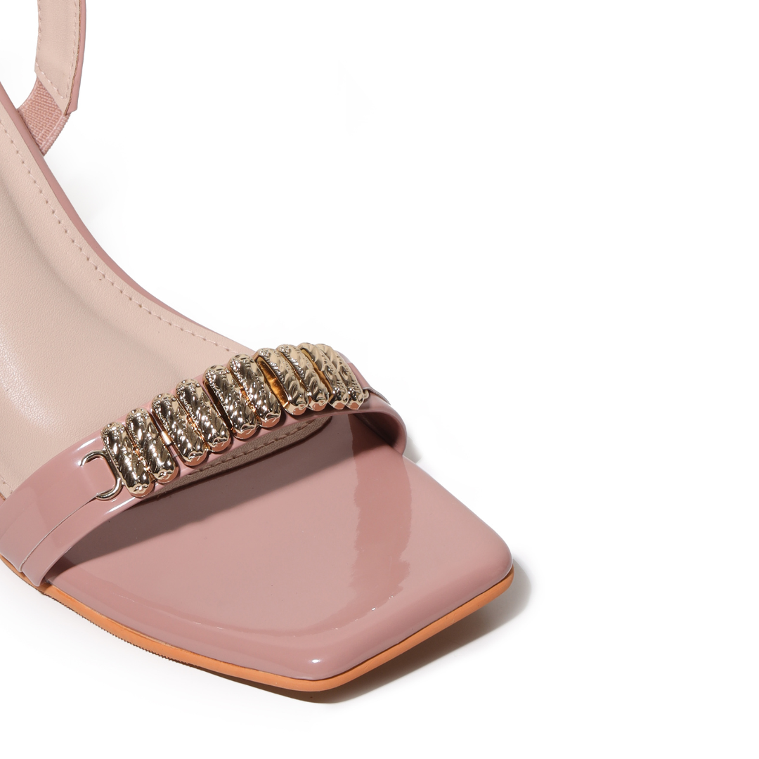 Bling Ring Triangle Heels