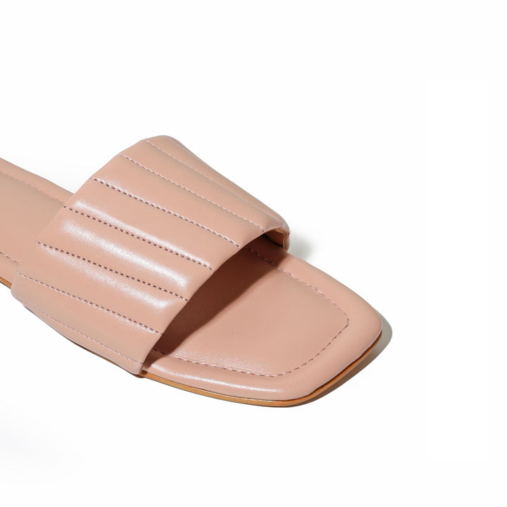 Peach Mykonos Flats