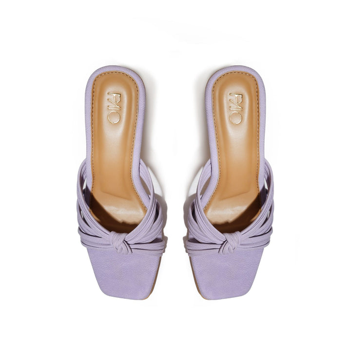Delphi Lavender Block Heels