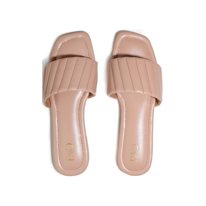 Peach Mykonos Flats