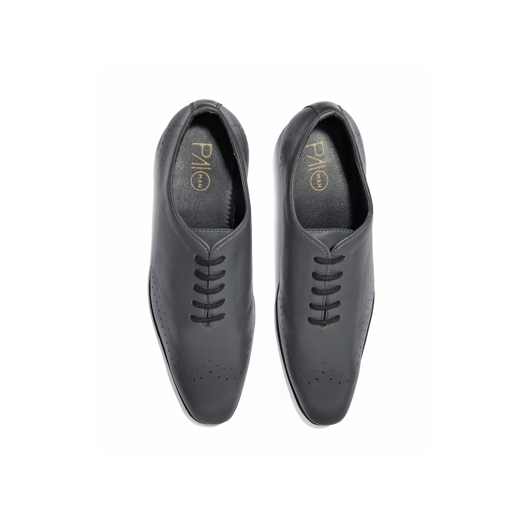 Luca Grey Wholecut Oxfords