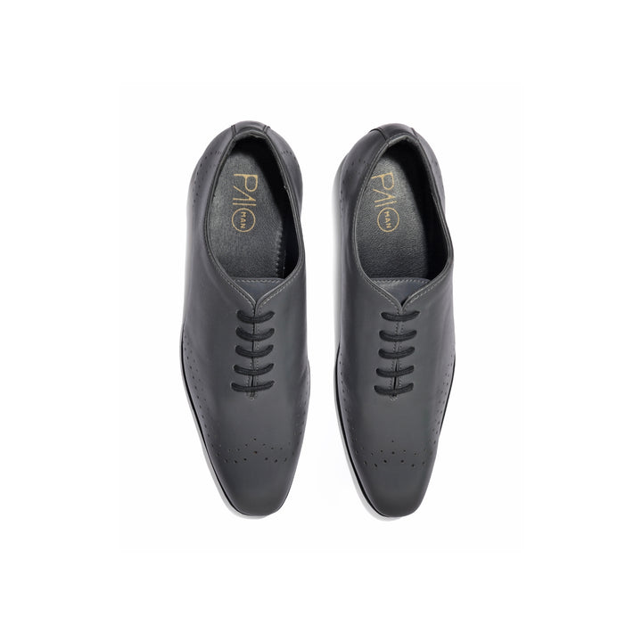 Luca Grey Wholecut Oxfords