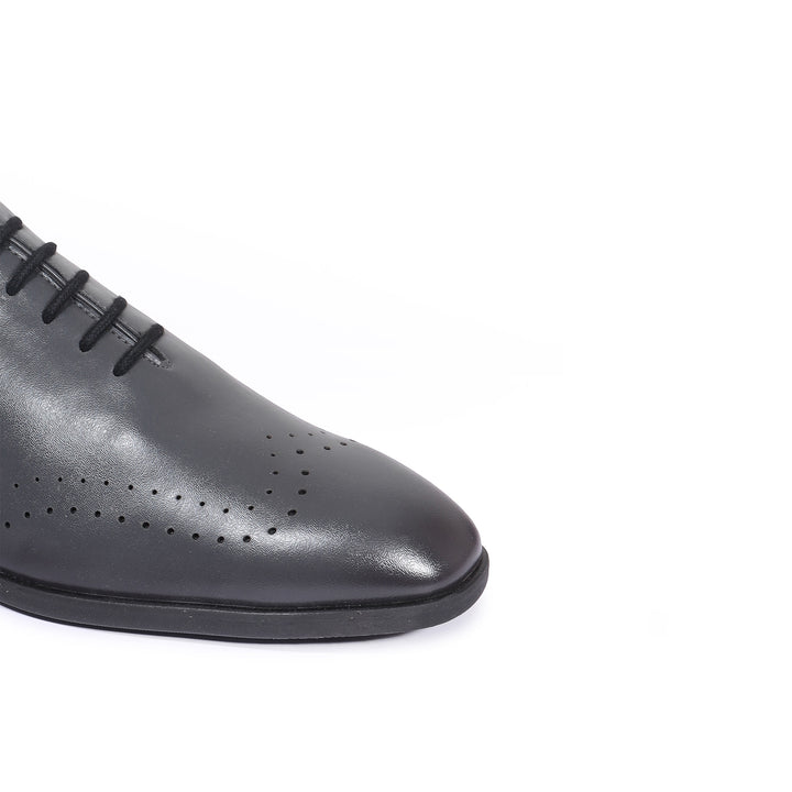 Luca Grey Wholecut Oxfords