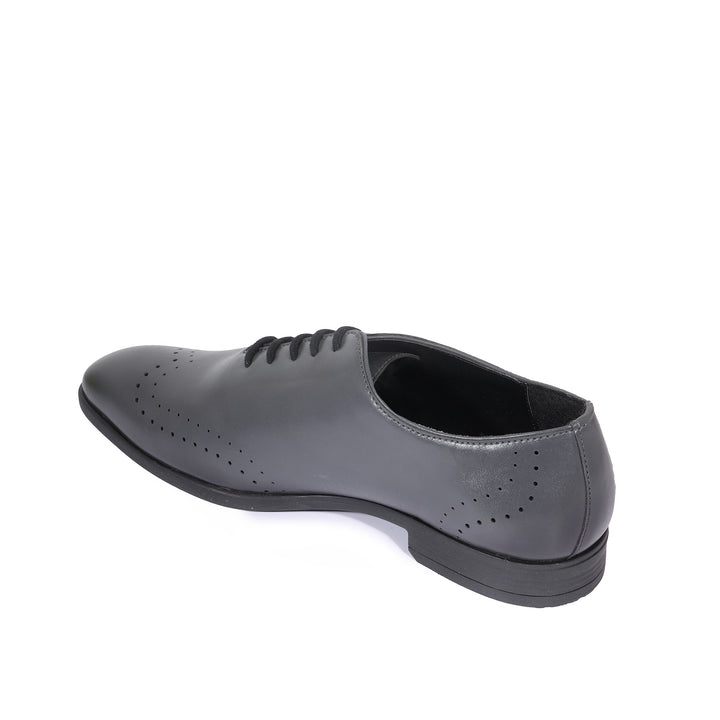 Luca Grey Wholecut Oxfords