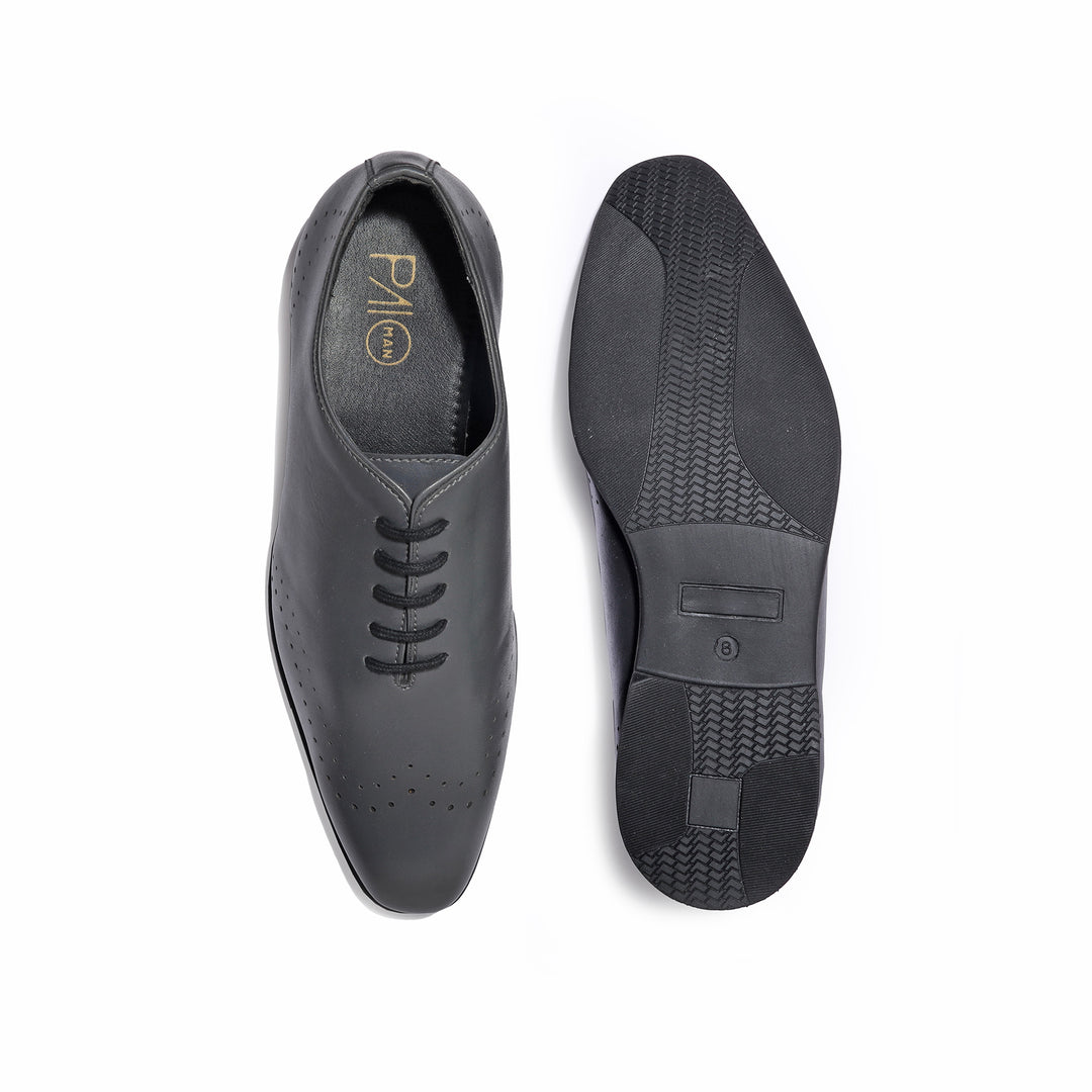 Luca Grey Wholecut Oxfords
