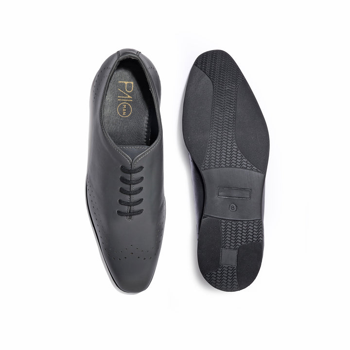 Luca Grey Wholecut Oxfords