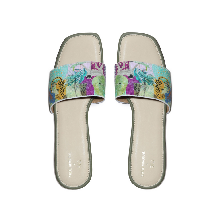 Payal Singhal x PAIO Thena Printed Flats